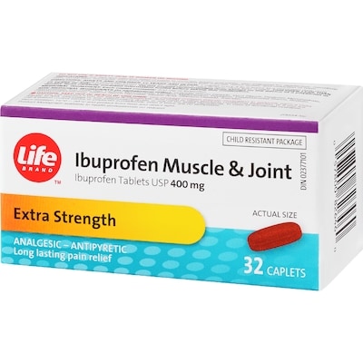 Extra Strength Ibuprofen Muscle and Joint 32 Caplets 