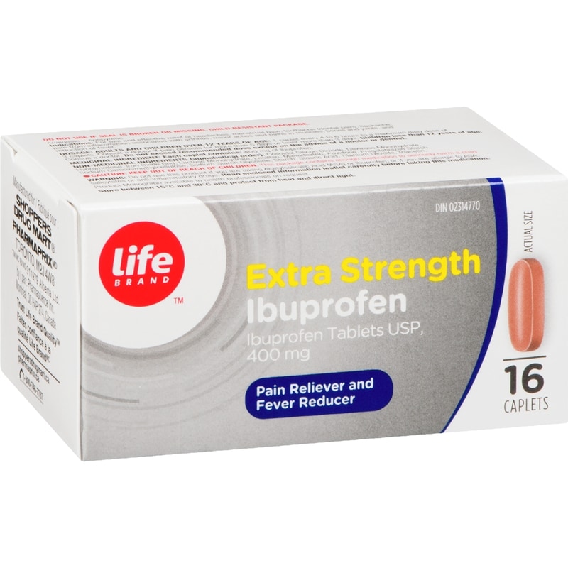 Extra Strength Ibuprofen 16 Caplets