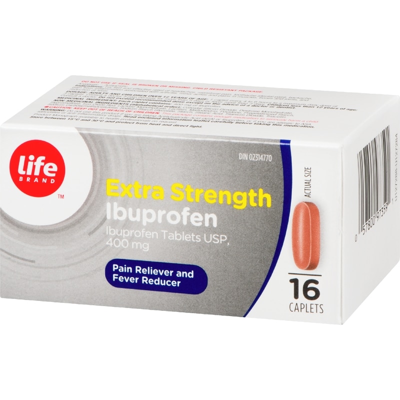 Extra Strength Ibuprofen 16 Caplets