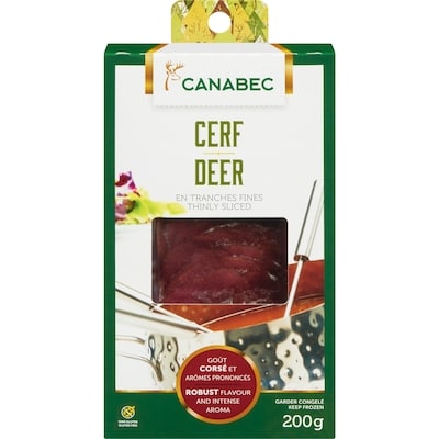 Gibiers Canabec Gbcn Cerf Fondue Chinoise 200 g, 8,00 $/100g