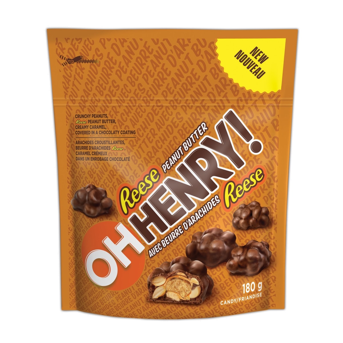 Oh Henry! Bite Sized Pieces With Peanut Butter
