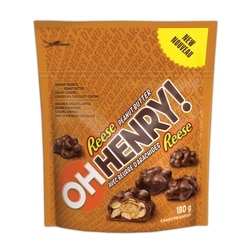 Oh Henry! Bite Sized Pieces With Reese Peanut Butter 180 g, $3.49/100g