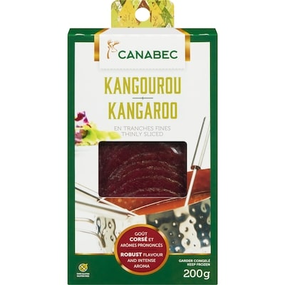 Gibiers Canabec Thinly Sliced Kangaroo 200 g, $7.00/100g