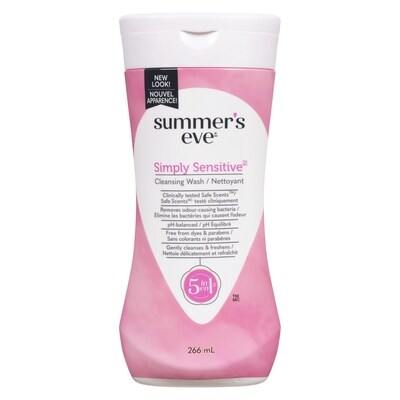 Summer’s Eve Nettoyage féminin 266 ml, 3,00 $/100ml