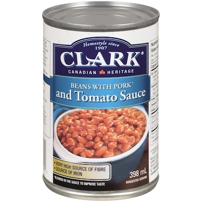 Clark Beans with Pork and Tomato Sauce 398 ml, $0.50/100ml