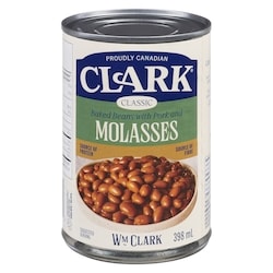 Clark Beans with Pork and Molasses 398 ml, $0.25/100ml