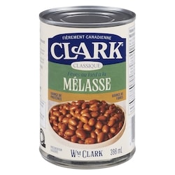 Clark CLARK FEVES LARD SAUCE MELASSE 398 ml, 0,25 $/100ml
