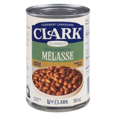 Clark CLARK FEVES LARD SAUCE MELASSE 398 ml, 0,50 $/100ml