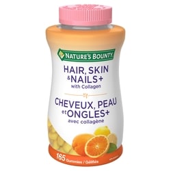 Nature's Bounty Hair, Skin & Nails, With Collagen 165 ea, $0.14/1ea