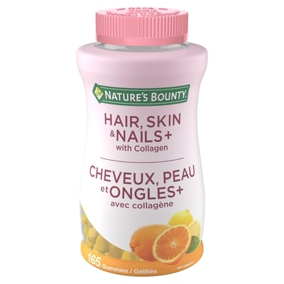 Nature's Bounty Hair, Skin & Nails, With Collagen 165 ea, $0.13/1ea
