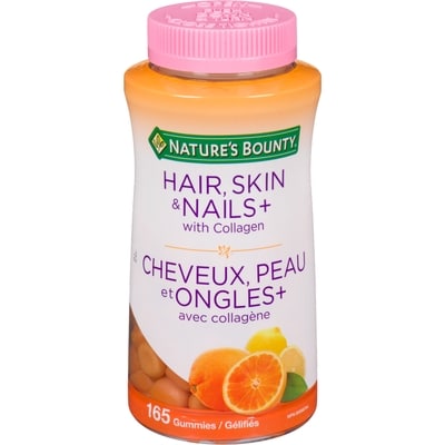 Nature's Bounty Hair, Skin & Nails Plus Collagen, Gummies 165 ea, $0.16/1ea