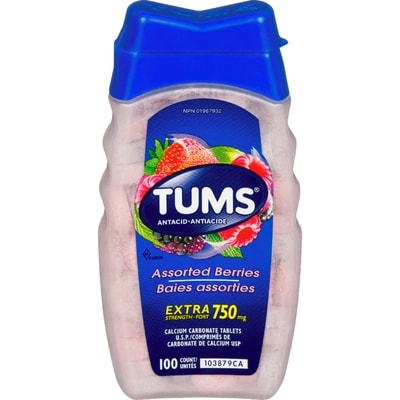 Tums Extra Es Assorted Berries     100 ea, $0.07/1ea