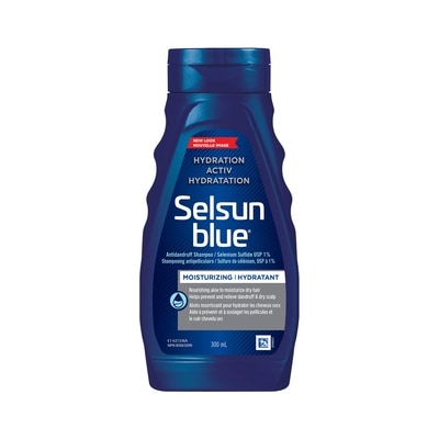 Selsun Blue ACTIV Hydration Anti-Dandruff Shampoo, Selenium Sulfide 1% 300 ml, $4.00/100ml
