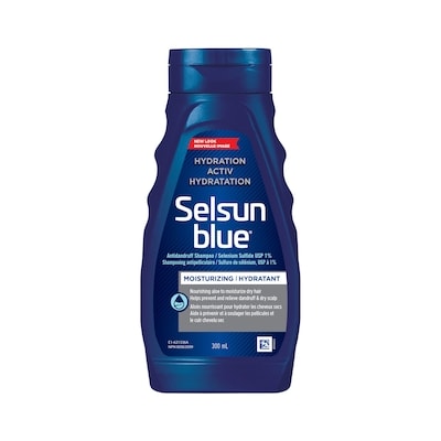 Selsun Blue ACTIV Hydration Anti-Dandruff Shampoo, Selenium Sulfide 1% 300 ml, $3.73/100ml