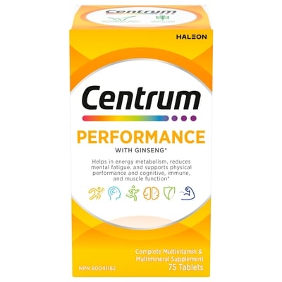 Centrum Performance Tablets, 75 Count 75 ea, $0.36/1ea