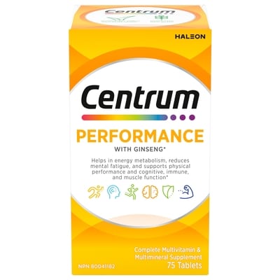 Centrum Performance       75 ea, $0.29/1ea