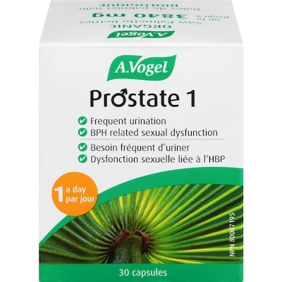 A Vogel Capsules Prostate 1 Sabalasan Organic Saw Palmetto Berries 30 ea, $0.98/1ea