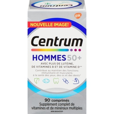 Centrum Centrum pour hommes 50+ 90 ea, 0,22 $/1ch