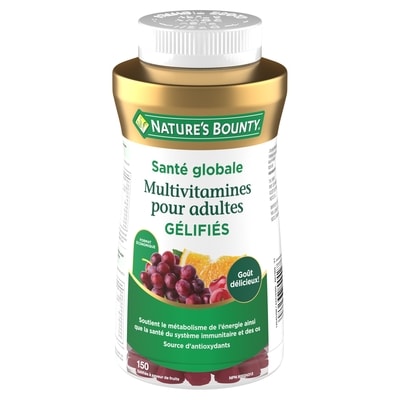 Nature’s Bounty Multivitamines pour adultes 150 ea, 0,15 $/1ch