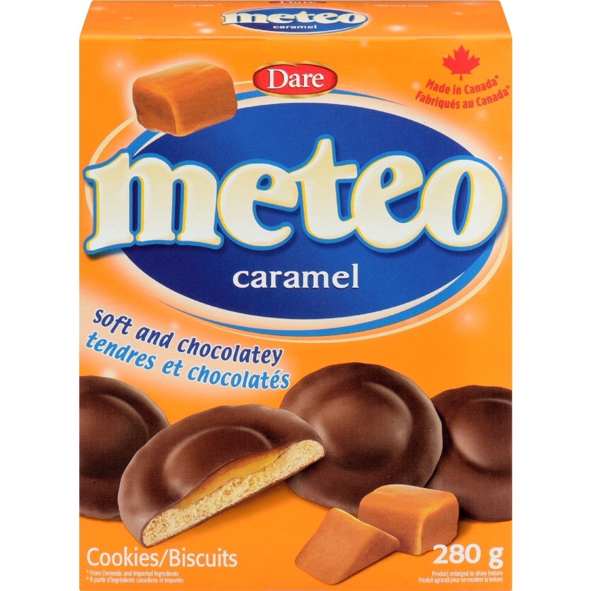 Dare Biscuits Meteo au Caramel 280 g, 1,43 $/100g