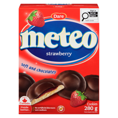 Dare Meteo Strawberry Cookies 280 g, $1.78/100g