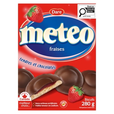 Dare Biscuits Meteo aux Fraises 280 g, 0,89 $/100g