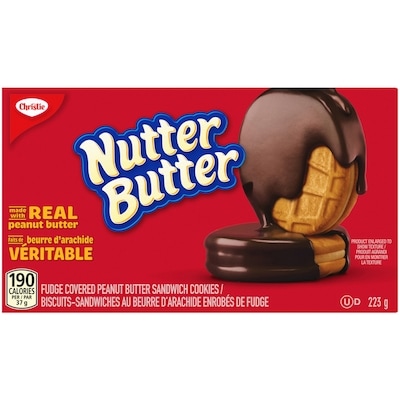 Christie Nutter Butter Enrobés De Fudge Biscuits 223 g, 2,24 $/100g