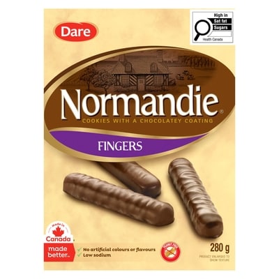 Dare Normandie Chocolate Fingers Cookies 280 g, $1.96/100g