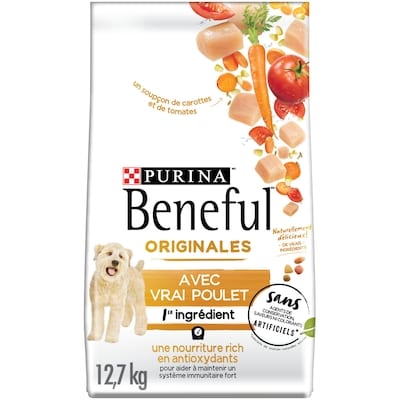Purina Beneful originales nourriture sèche pour chien vrai poulet 12.7 kg, 0,37 $/100g