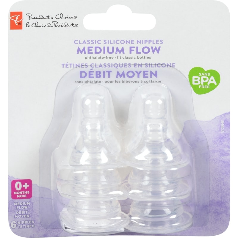 Classic Nipple Med Flow 6P