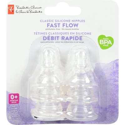 President's Choice Nipples Fast Flow 6Pk 6 ea, $0.83/1ea