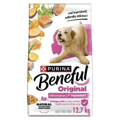 Purina Beneful Originals Dry Dog Food Real Salmon 12.7 kg, $0.33/100g