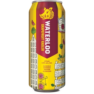 Waterloo Grapefruit Radler (ID required at pick-up) 473 ml, $0.73/100ml