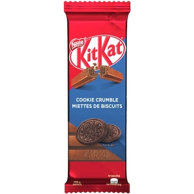 Nestlé KitKat Cookie Crumble Wafer Bar 120 g, $2.74/100g