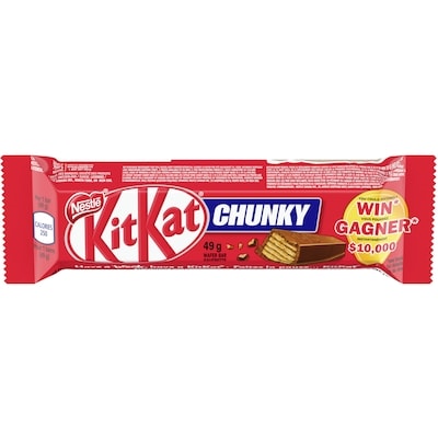 Nestlé Gaufrette au chocolat au lait KitKat Chunky 49 g, 4,06 $/100g