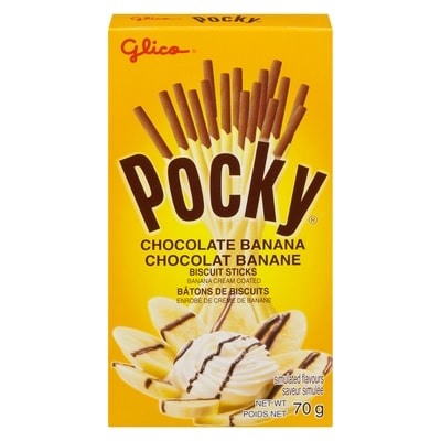Glico Chocolat Banane Bâtons De Biscuits 70 g, 3,99 $/100g