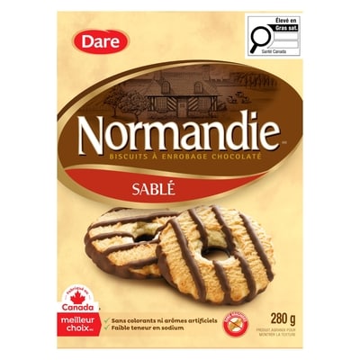 Dare Biscuits Normandie Sablés 280 g, 0,89 $/100g