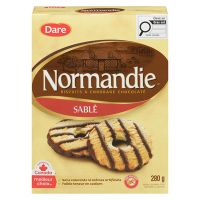 Dare Biscuits Normandie Biscuits Sablés 280 g, 0,82 $/100g