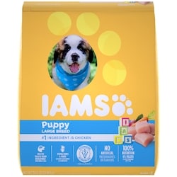 Iams Large Breed Puppy Chicken & Whole Grains Dry Dog Food 13.8 kg, $0.45/100g
