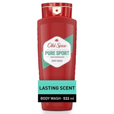 Old Spice High Endurance Pure Sport Scent Body Wash for Men 532 ml, $1.60/100ml