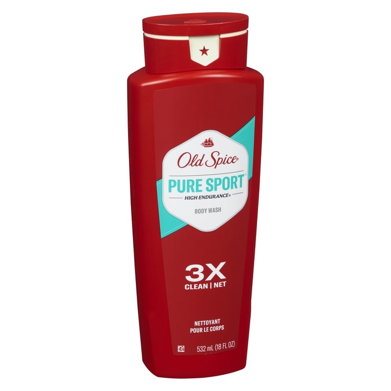 High Endurance Pure Sport Scent Body Wash for Men