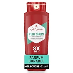 Old Spice Nettoyant pour le corps Haute efficacité pour hommes, parfum Pure Sport 532 ml, 1,60 $/100ml
