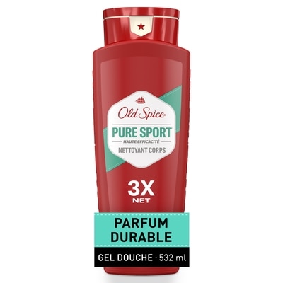 Old Spice Nettoyant pour le corps Haute efficacité pour hommes, parfum Pure Sport 532 ml, 1,31 $/100ml