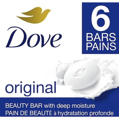 Dove Beauty Bar Moisturizing for Gentle Soft Skin Care Original 637 g, $2.20/100g