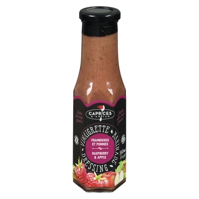 Les Caprices D'Antan Vinaigrette Marinade Dressing Raspberry & Apple 250 ml, $2.00/100ml