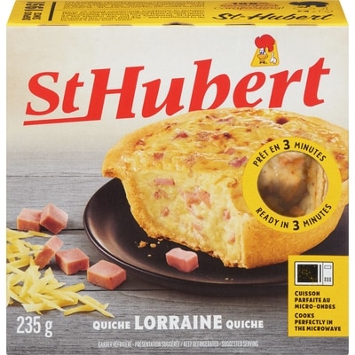 St Hubert ST-HUBERT QUICHE LORRAINE 235G 235 g, 2,12 $/100g