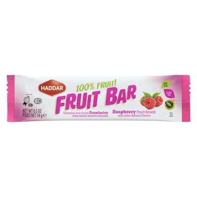 Haddar Framboise Collation Aux Fruits 14 g, 7,07 $/100g