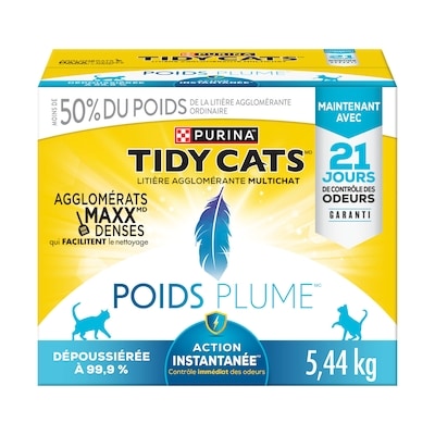 Purina Tidy Cats poids plume litière pour chats 5.44 kg, 0,48 $/100g