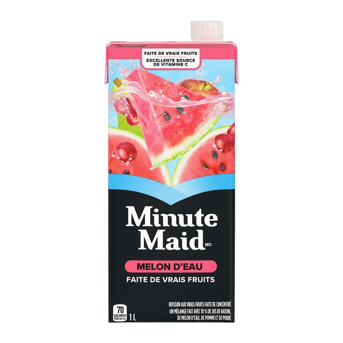 Minute Maid Pastèque Carton 1 l, 0,33 $/100ml