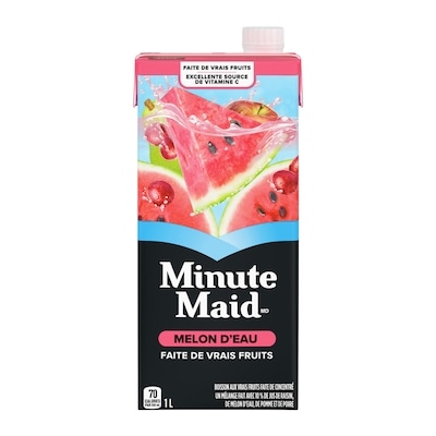 Minute Maid Pastèque Carton 1 l, 0,20 $/100ml